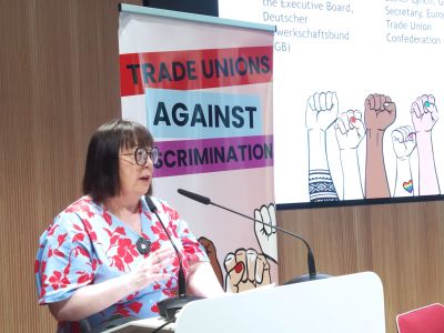 Esther Lynch opens conference 'Trade Unions Against Discrimination