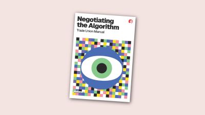 Couverture du guide "Négocier l'algorithme" de la CES