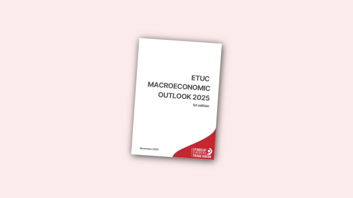 Cover of ETUC's Macroeconomic Outlook 2025